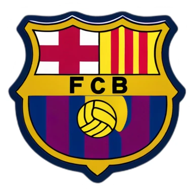 Escudo del barça sticker