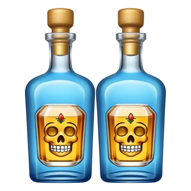 Bottle tequila Azul sticker