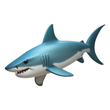 Un requin choqué sticker