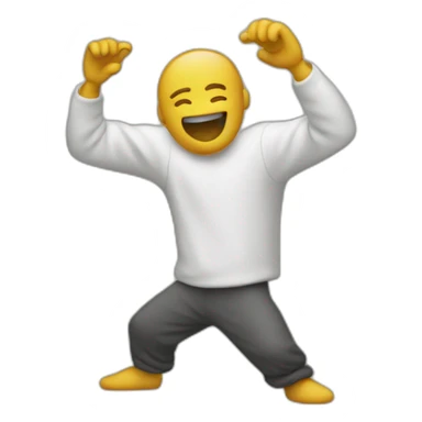 person who do a dab sticker