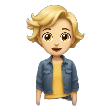 Moi embrassant toi sticker