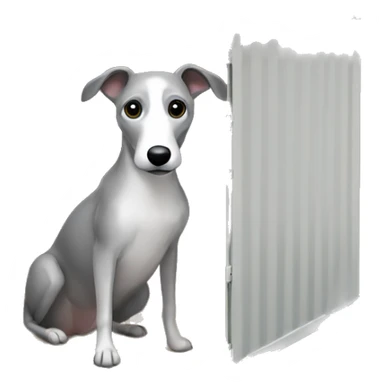 Whippet container sticker