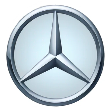 Mercedes benz sign and logo sticker