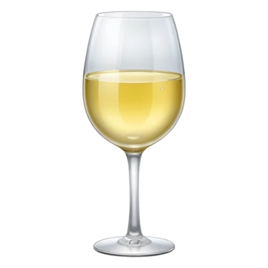 white wine different glass sticker