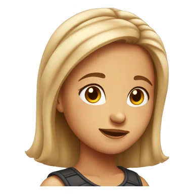 girl on her birthday  sticker