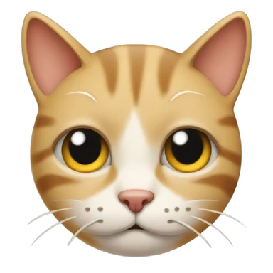 Unhappy,and Happy,a cat sticker