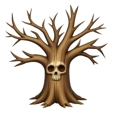 dead tree sticker