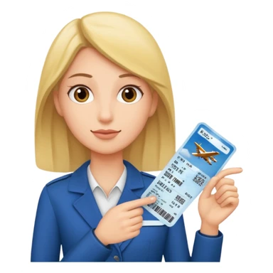 I will buy the flight ticket sticker