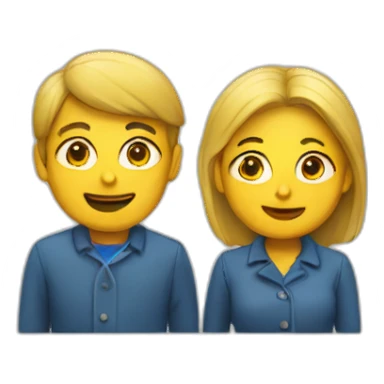 Deux personnes qui baisse sticker