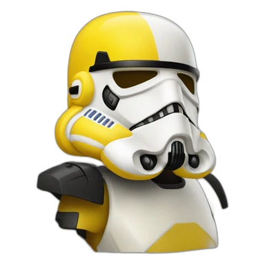 yellow-stormtrooper sticker