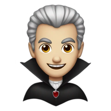 dracula halloween sticker