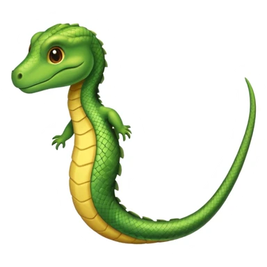 Reptile tail sticker