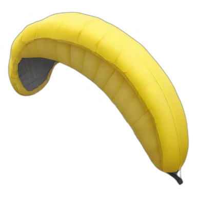 banana paragliding sticker
