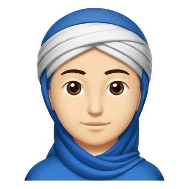 DOĞU TÜRKİSTAN BAYRAĞI (İNSANSIZ) AY VE YILDIZ MAVİ BAYRAK sticker