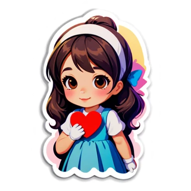 girl in love sticker