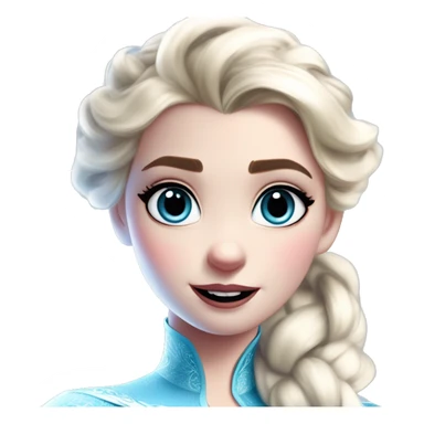 Disney wholesome nerd Elsa in Marvel Avengers style, oil paint, mysterious eyes, intricate lips, masterpiece pose, odd perspective, beautiful, desirable, logical sticker