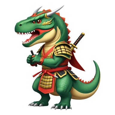 Samurai Trex  sticker