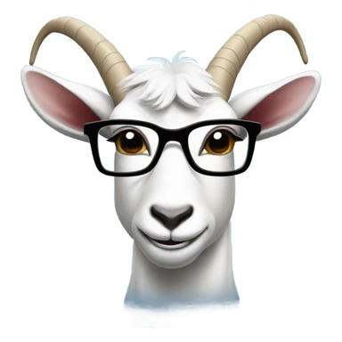 Goat with glasses and with the Argentina football tshirt sticker