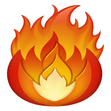 Fire sticker