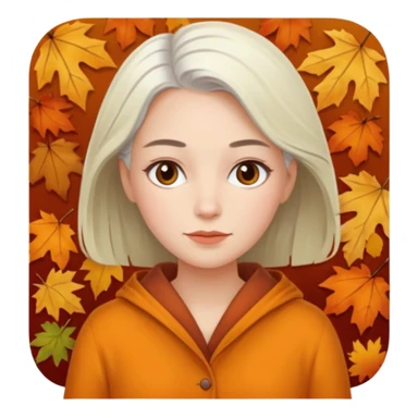 Falla adulta, no capelli bianchi e no vecchia con il pigiama sticker