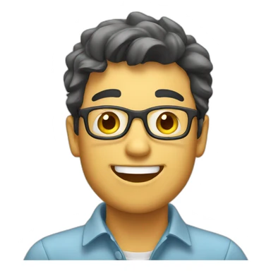 excited intern sticker