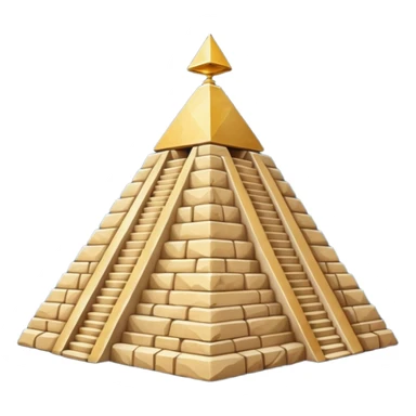 beautiful pyramid starry baroque sticker