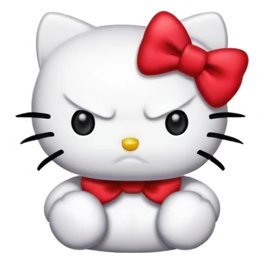 Hello-kitty hello-kitty mad sticker