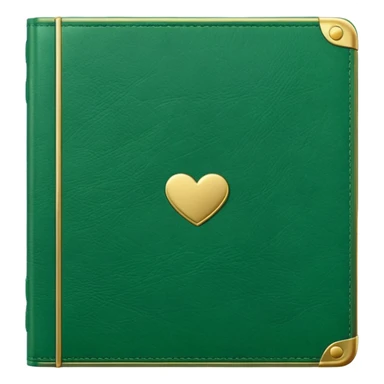 Aesthetic green note journal book sticker