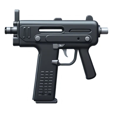 uzi gun sticker