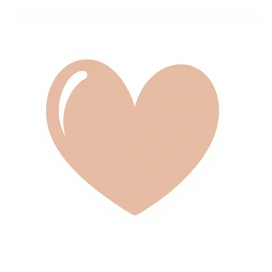 cute brown heart emoji sticker