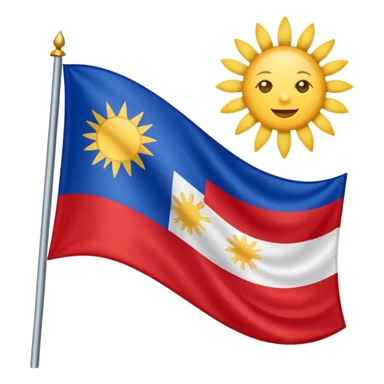 Filipino flag sticker