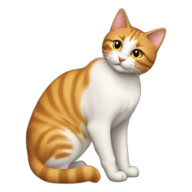 A cat tango sticker