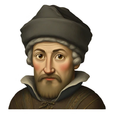 Russian man 16th century sticker