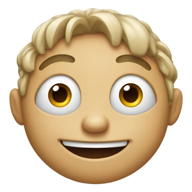 tiny ridiculous smile sticker