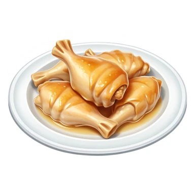 Plate of chicken cartilage  sticker