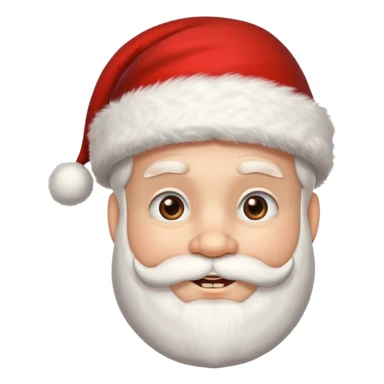 santa claus con ortodoncia sticker