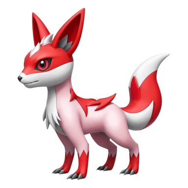 Meloetta-Guilmon-Zangoose-Pokémon-Fakémon-fusion-hybrid-creature sticker