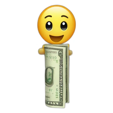 Money with wings sticker