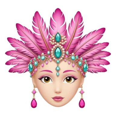 Pink Headpiece  sticker