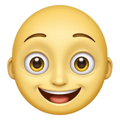 Grinning face sticker