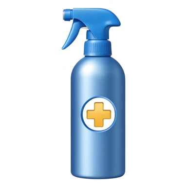 magnesium spray with blue label sticker