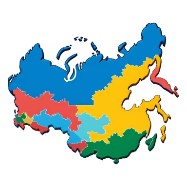 The territory is Russian sticker