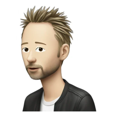 Thom Yorke sticker