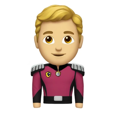 Captain Kirk original series uniform sticker