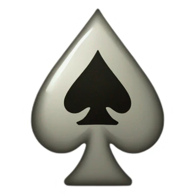 ace of spades card sticker