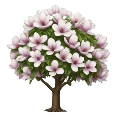 Magnolia tree sticker