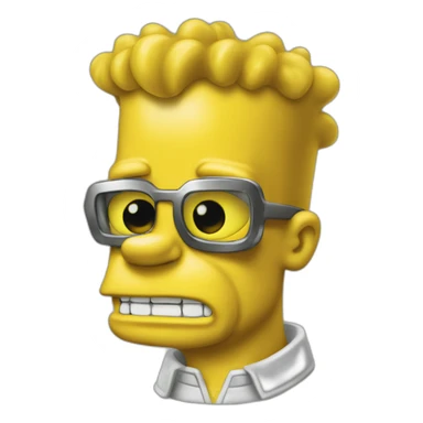 Allien Bart Simpson sticker
