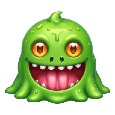 slime monster sticker