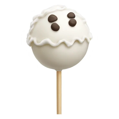white cake pop sticker