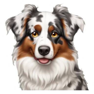 Red Merle Aussie  sticker